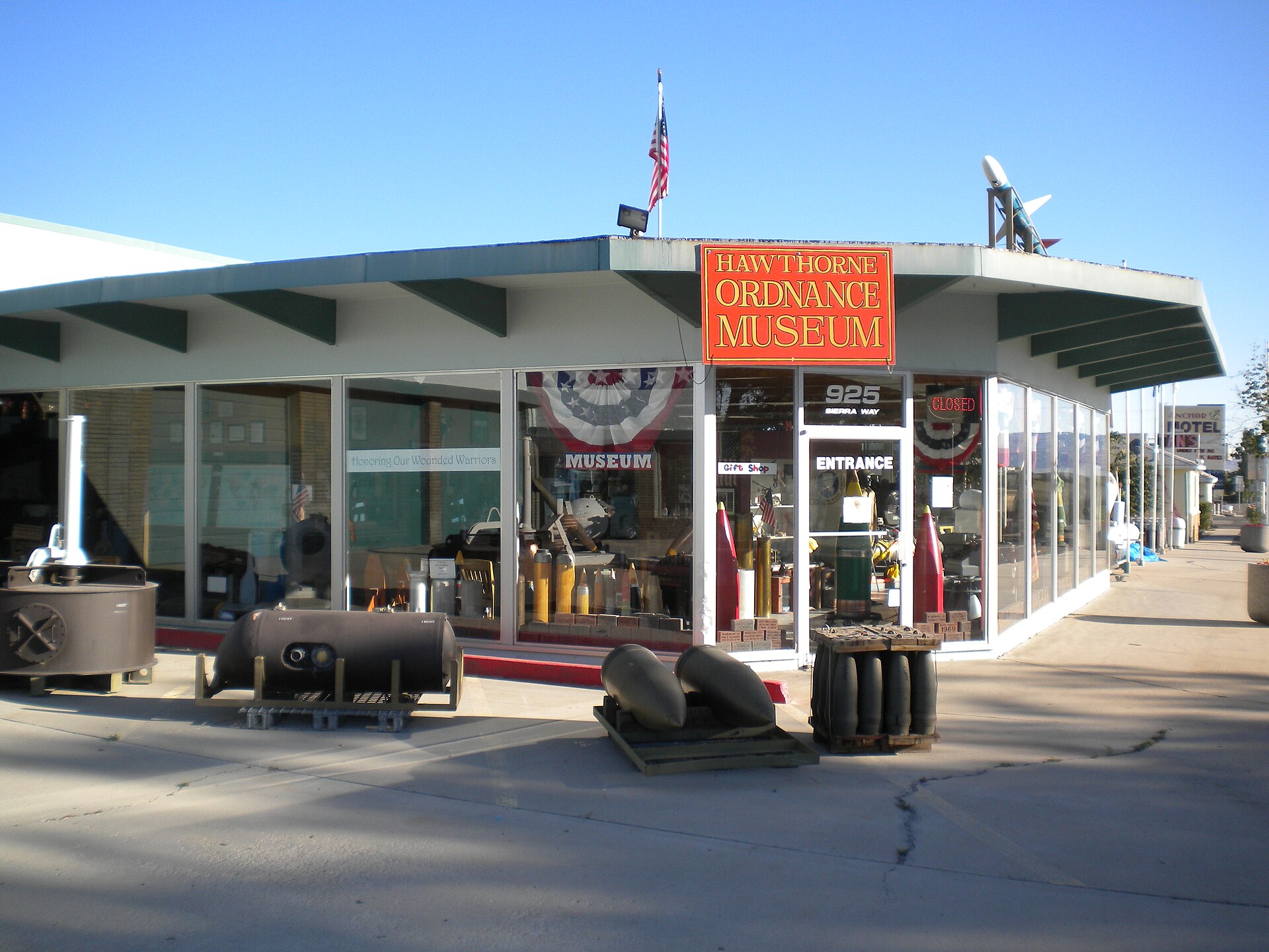 Hawthorne Ordnance Museum main view